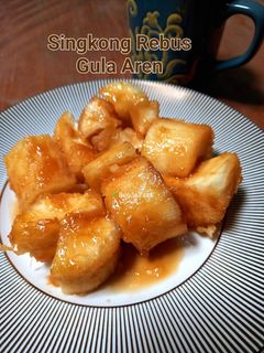 Foto resep Singkong Rebus Gula Aren