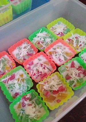 Foto resep Kreasi agar-agar: Salad agar-agar