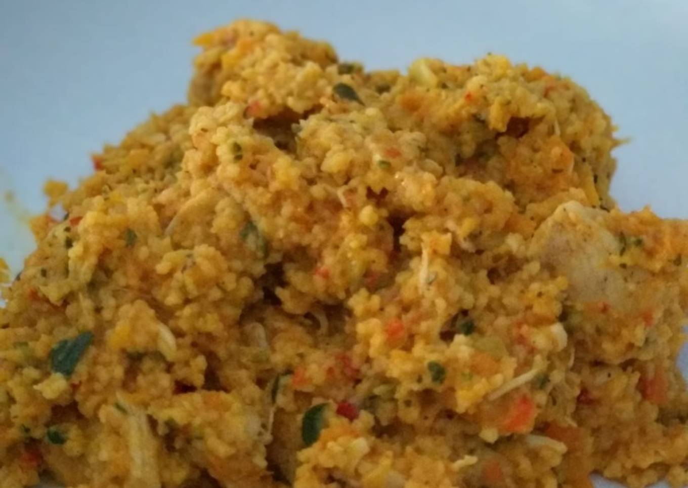 Cuscús de verdura y pollo- Válido para robot Mambo