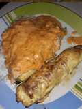 Gefüllte Ofen-Zucchini
