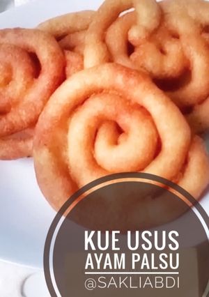Foto resep Kue usus perut ayam palsu (simple)