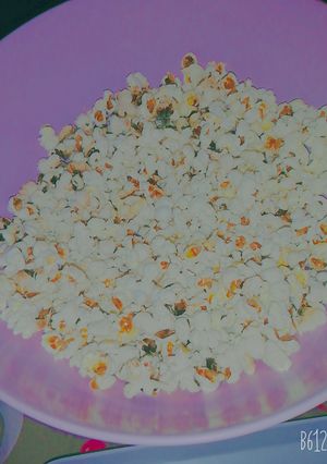 Une photo de Pop corn salé ou sucré