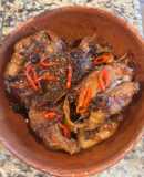 Cá mú (rockfish) chưng mắm