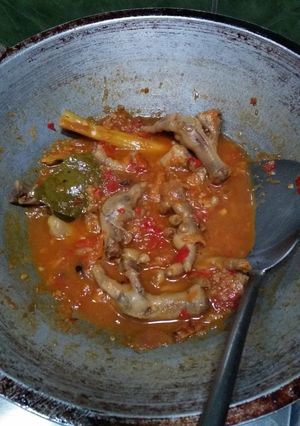 Foto resep Ceker mercon pedes manis