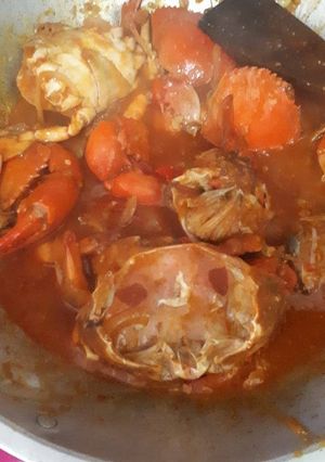 Foto resep Kepiting saus padang