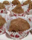 Chocolate and Orange Truffles with Pure Cocoa Powder Coating