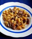 Макарони з курячими сердечками