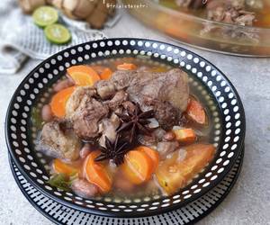 Resep Mudah Sop Buntut Kacang Merah Enak Sederhana