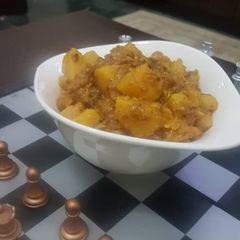 Yam and beans pottage A picture of Yam and beans pottage.