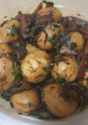 A picture of Chinese Egg Masala.
