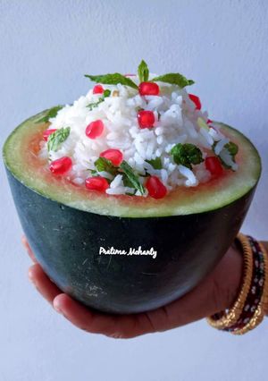 A picture of Pomegranate Rice.