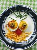 🎃Halloween Party Appetizer: Deviled Eggs