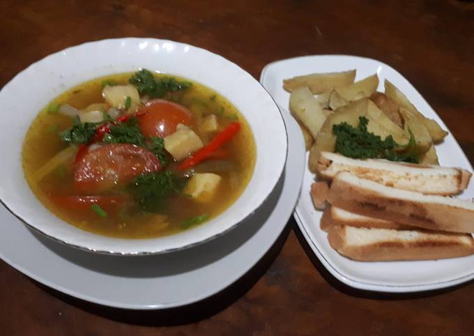 Resep Sup ikan 2 (fillet dori) yang Bikin Ngiler