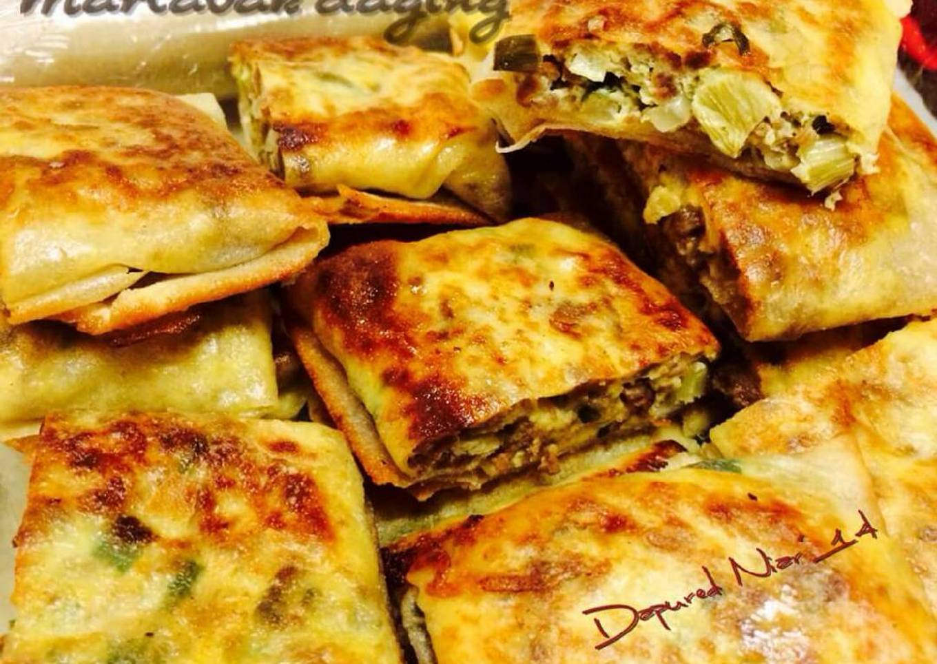 Martabak Daging Praktis dan gampang