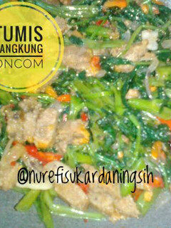 Foto resep Tumis kangkung oncom