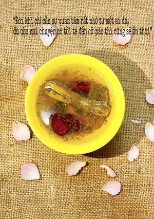 Hình của món Yến Chưng Quí Phi.