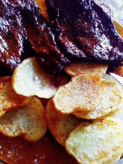 Una foto de Churrasco en salsa barbaque
