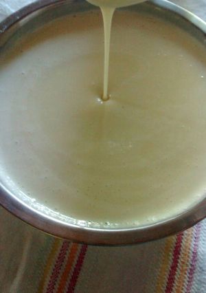 Una foto de Leche condensada casero