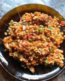 Wok de cebada perlada con vegetales