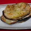 Mil hojas de patatas y berenjenas especiadas