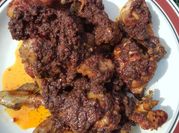Gambar daging bebek bumbu hitam