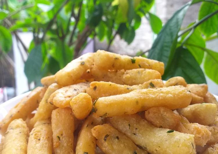 Resep Potato cheese stick yang Enak Banget