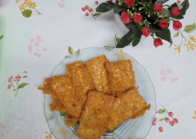 Tempe goreng krispi