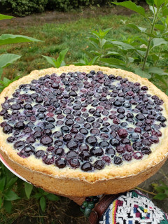 Una foto de Kuchen de Arándano