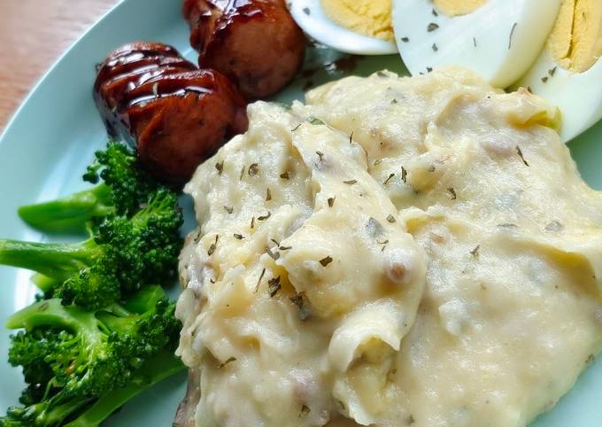 Mashed potato cheese