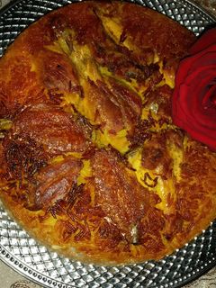 عکسی از دستور ته انداز مرغ