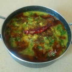 A picture of Palak Dal.
