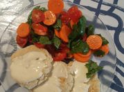 Una foto de guarniciones para carnes