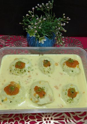 A picture of Mango Rabdi Dessert.