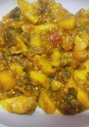 आलू बैंगन की सब्जी (Aloo baingan ki sabzi recipe in hindi) रेसिपी मुख्य फोटो