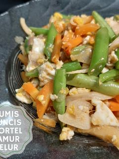 Foto resep Tumis Buncis Wortel Jamur Telur