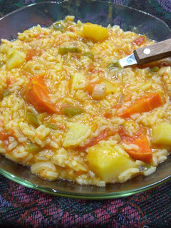 Una foto de Guiso de arroz de mamá