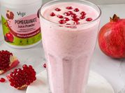 A picture of pomegranate juice