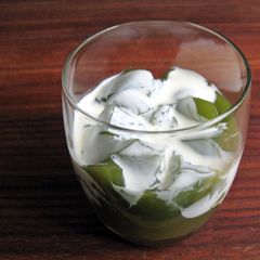 Vegetarian Matcha Jelly A picture of Vegetarian Matcha Jelly.