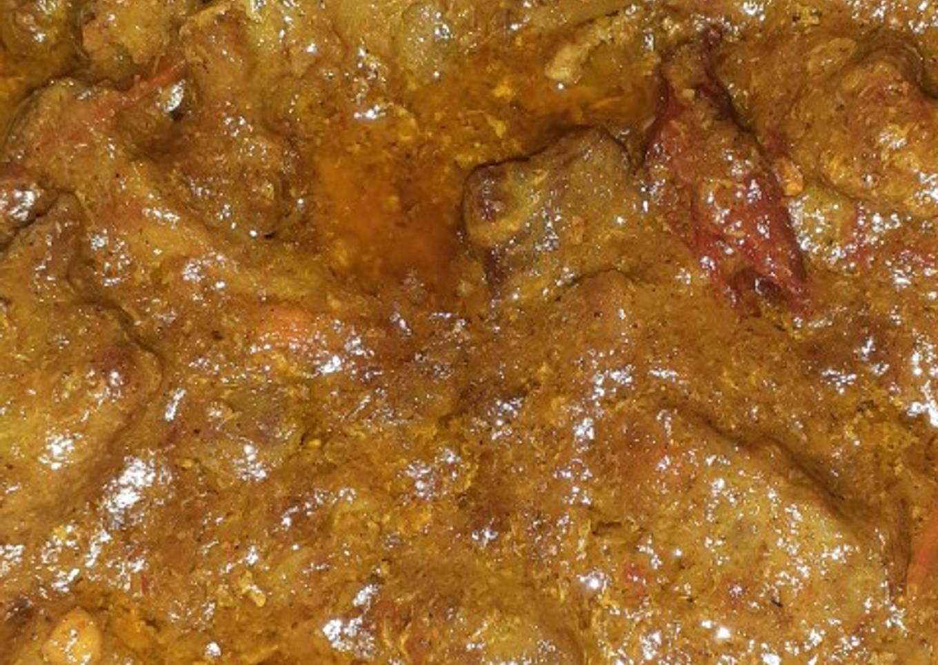 Rendang sederhana bumbu apa adanya