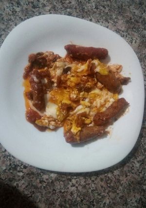 Une photo de Aaja aux saucisses