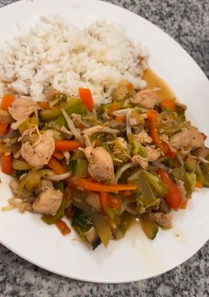 Una foto de Chapsui de pollo