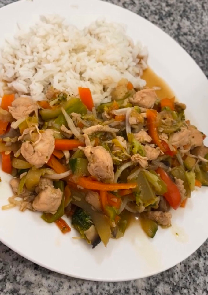 Una foto de Chapsui de pollo