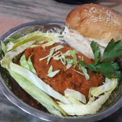 A picture of Homemade healthy Pav bhaji.