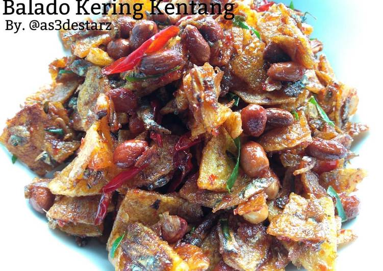 Balado Kering Kentang