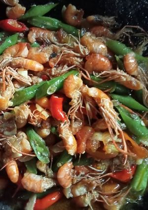 Foto resep Tumis udang buncis
