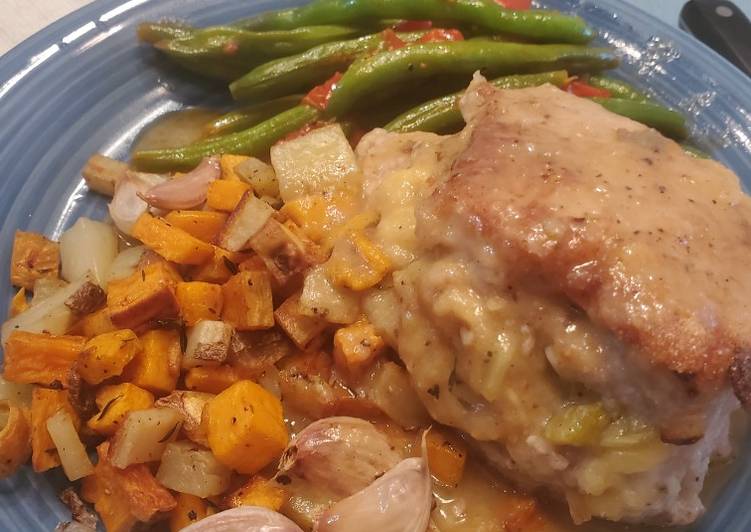 Simple Way to Prepare Award-winning Apple Stuffed Pork Chops