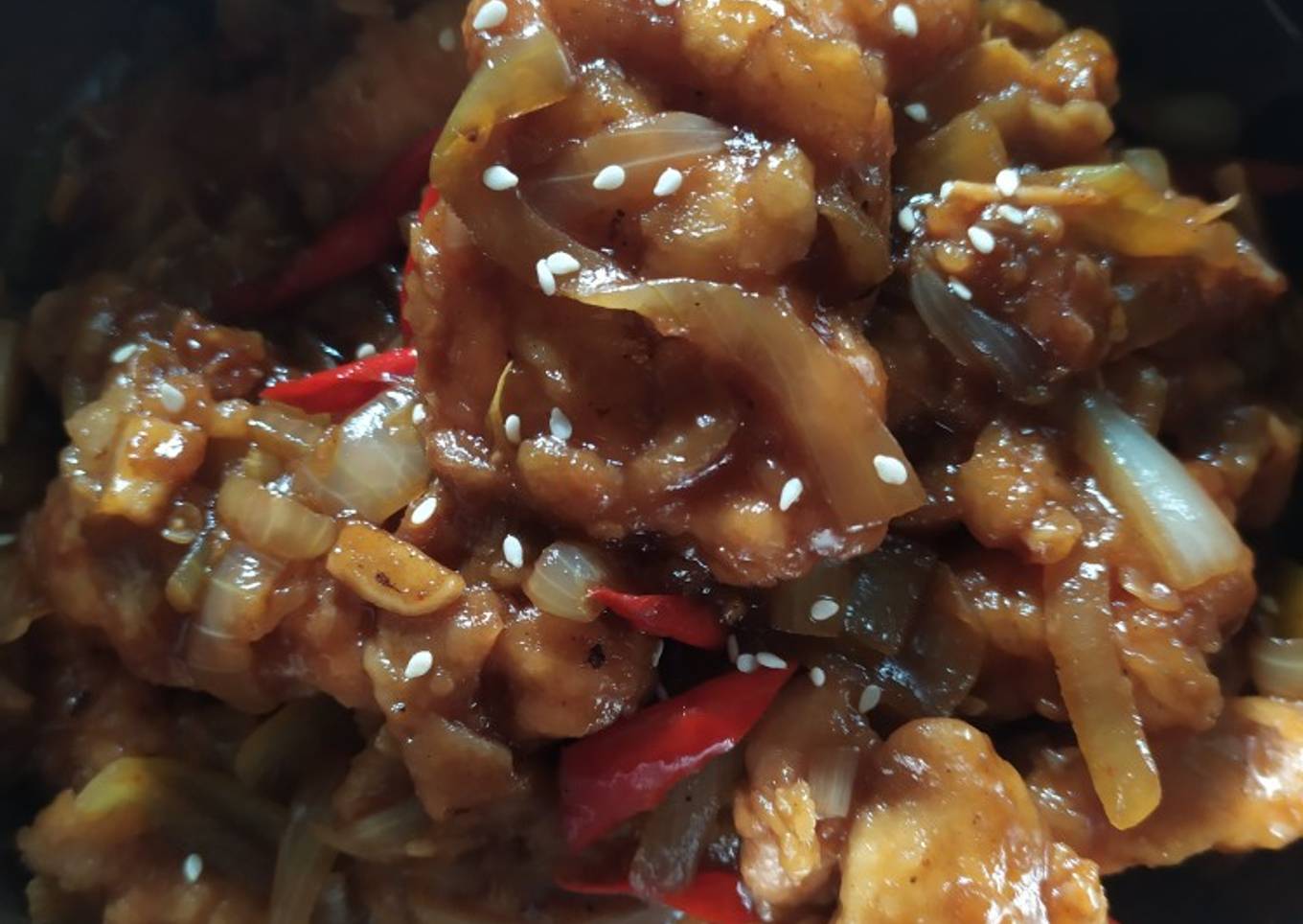 Ayam fillet saos teriyaki