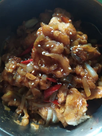 Langkah Gampang Membikin Resep Ayam fillet saos teriyaki yang  Bikin Ketagihan Anti Ribet, Lezat Sekali