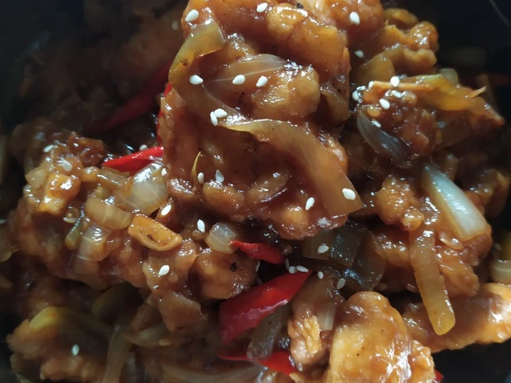 Langkah Gampang Membikin Resep Ayam fillet saos teriyaki yang  Bikin Ketagihan Anti Ribet, Lezat Sekali