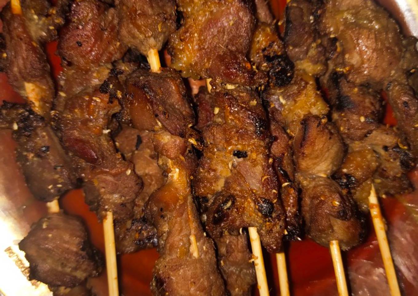 Resep SATE KAMBING teflon Anti Gagal